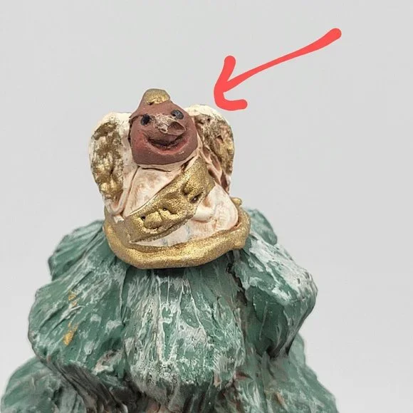 RARE John Solomon Sandridge Papa Cause Sculpture Signed By Artist 1992 Christmas - Picture 3 of 14